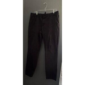 Denim Co. Men’s Dark Gray Cuffed Pants Size L Drawstring Waist Casual y2k preppy
